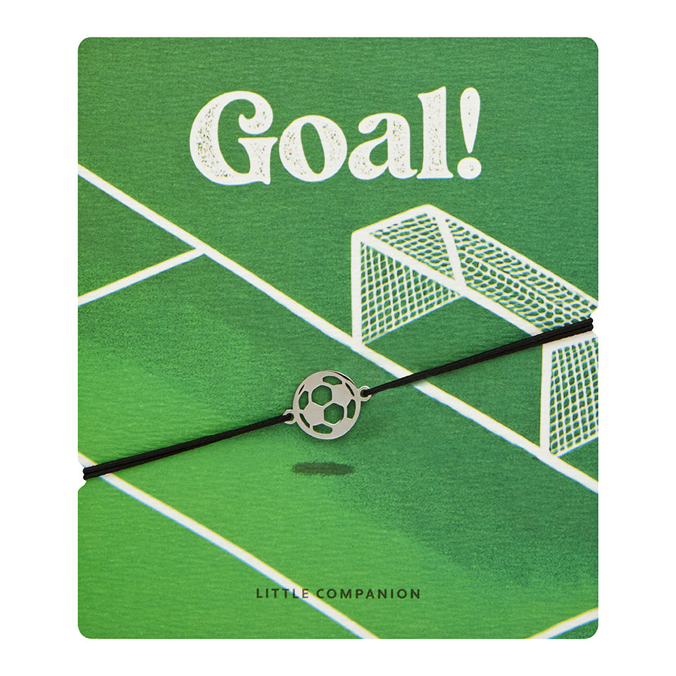 Armband - "little companion - Edelstahl - Fußball