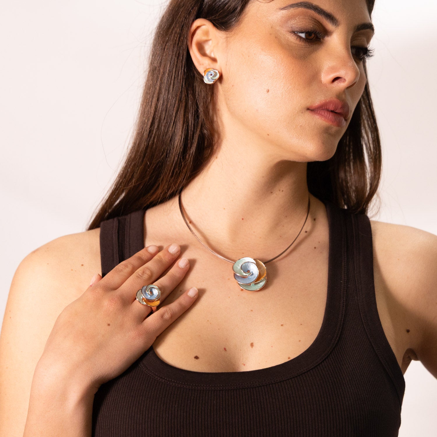 Anello zama fiore
