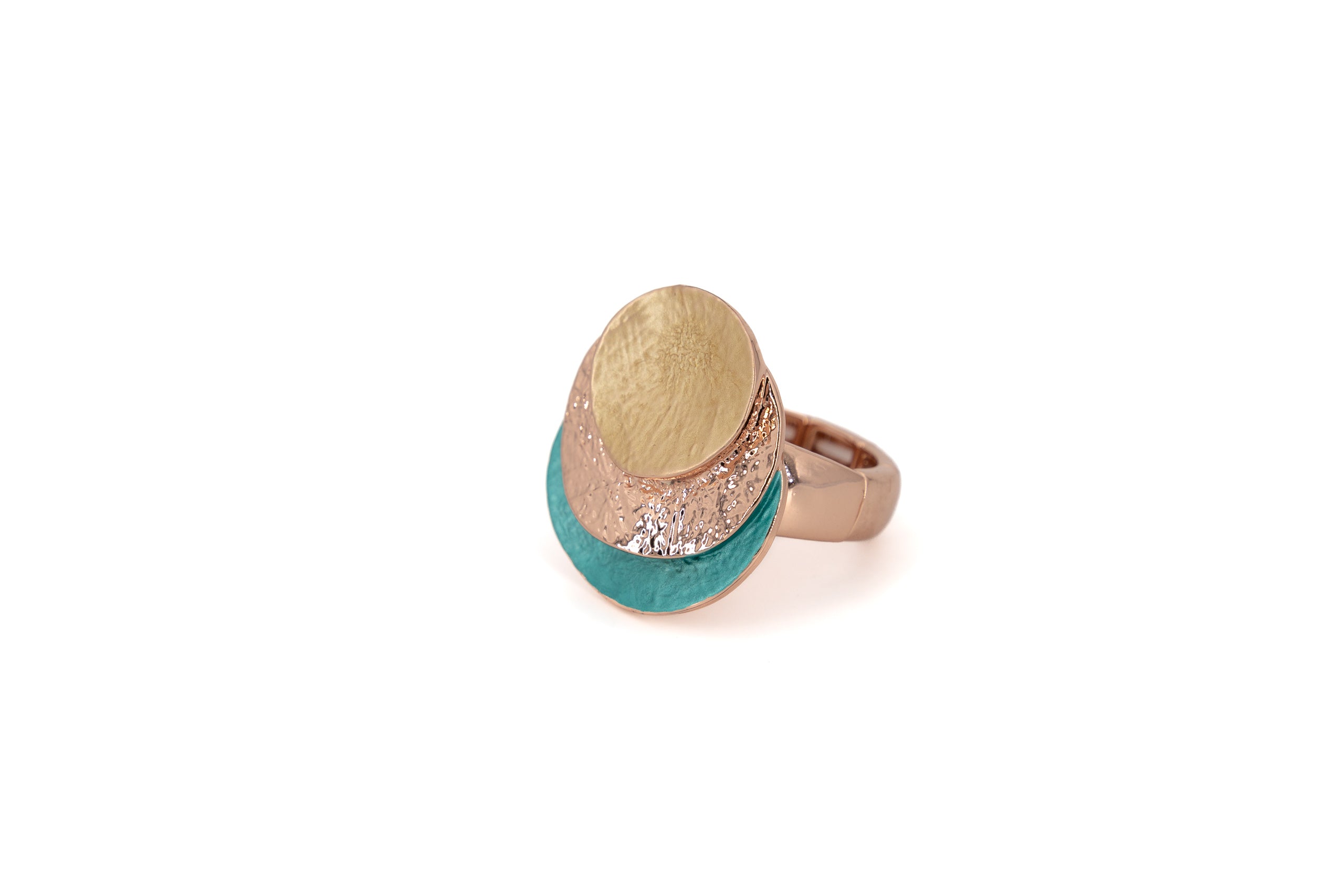 Anello zama tre tondi fini sovrapposti