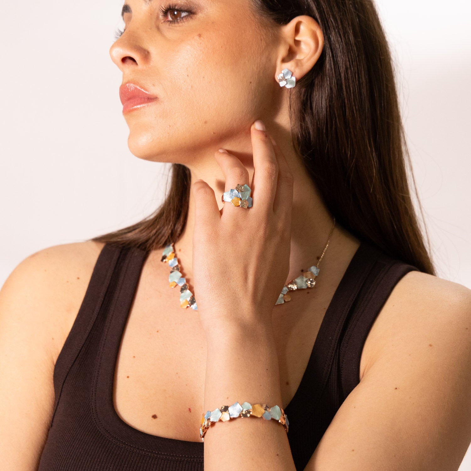 Bracciale zama multi pentagoni