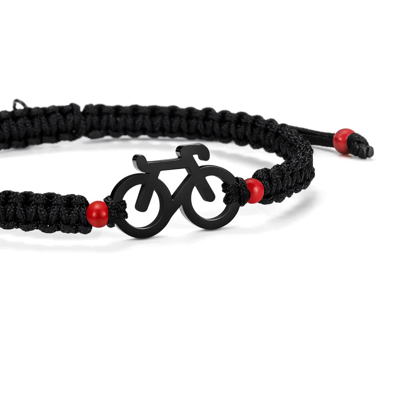 LA ROJA BIKE BRAIDED BRACELET