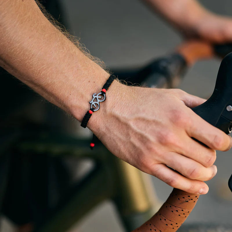 LA ROJA BIKE BRAIDED BRACELET
