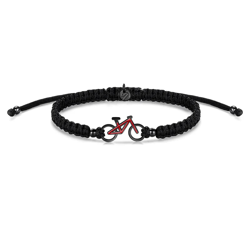 MTB RUBY BIKE BRAIDED BRACELET