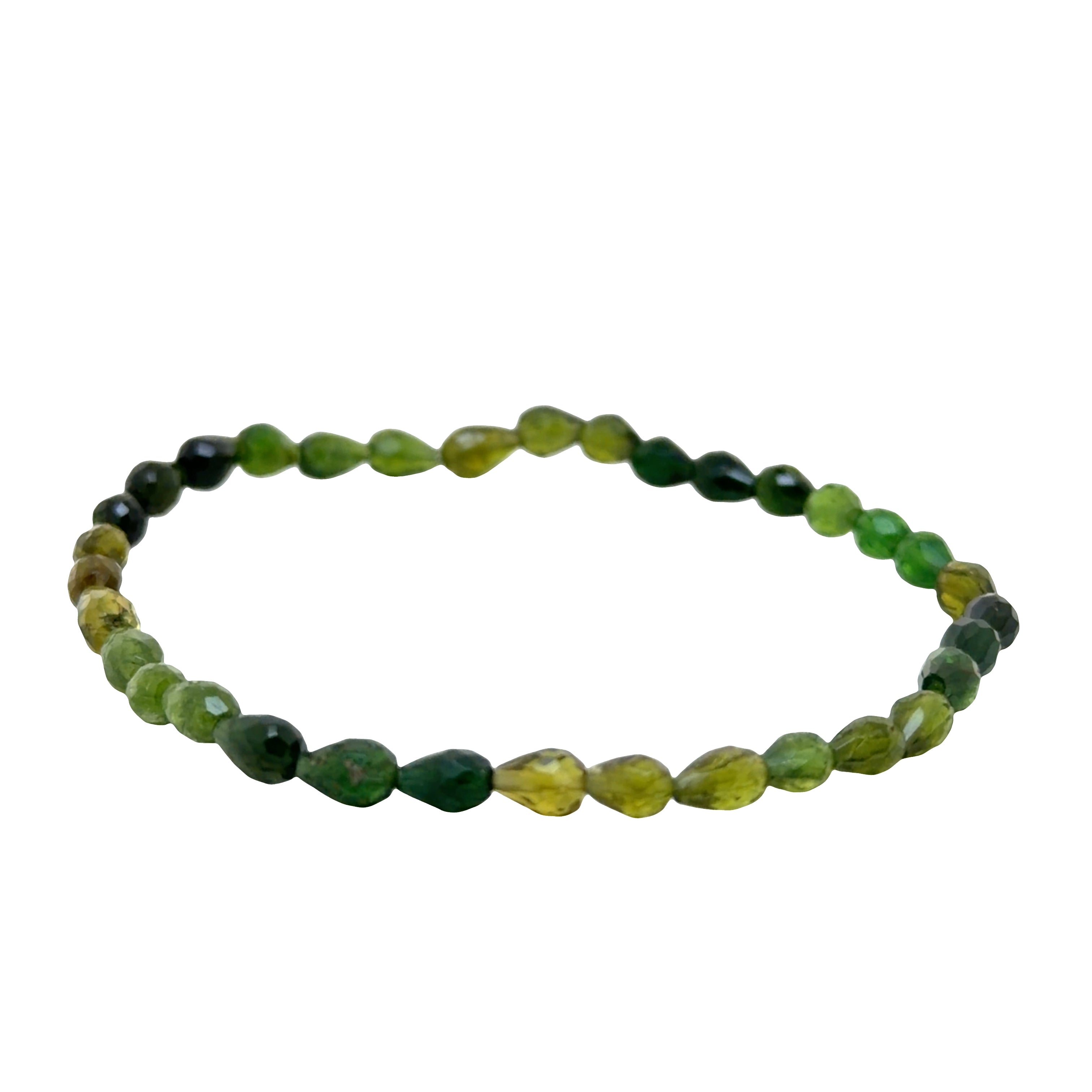 Turmalin grün Armband facettiert