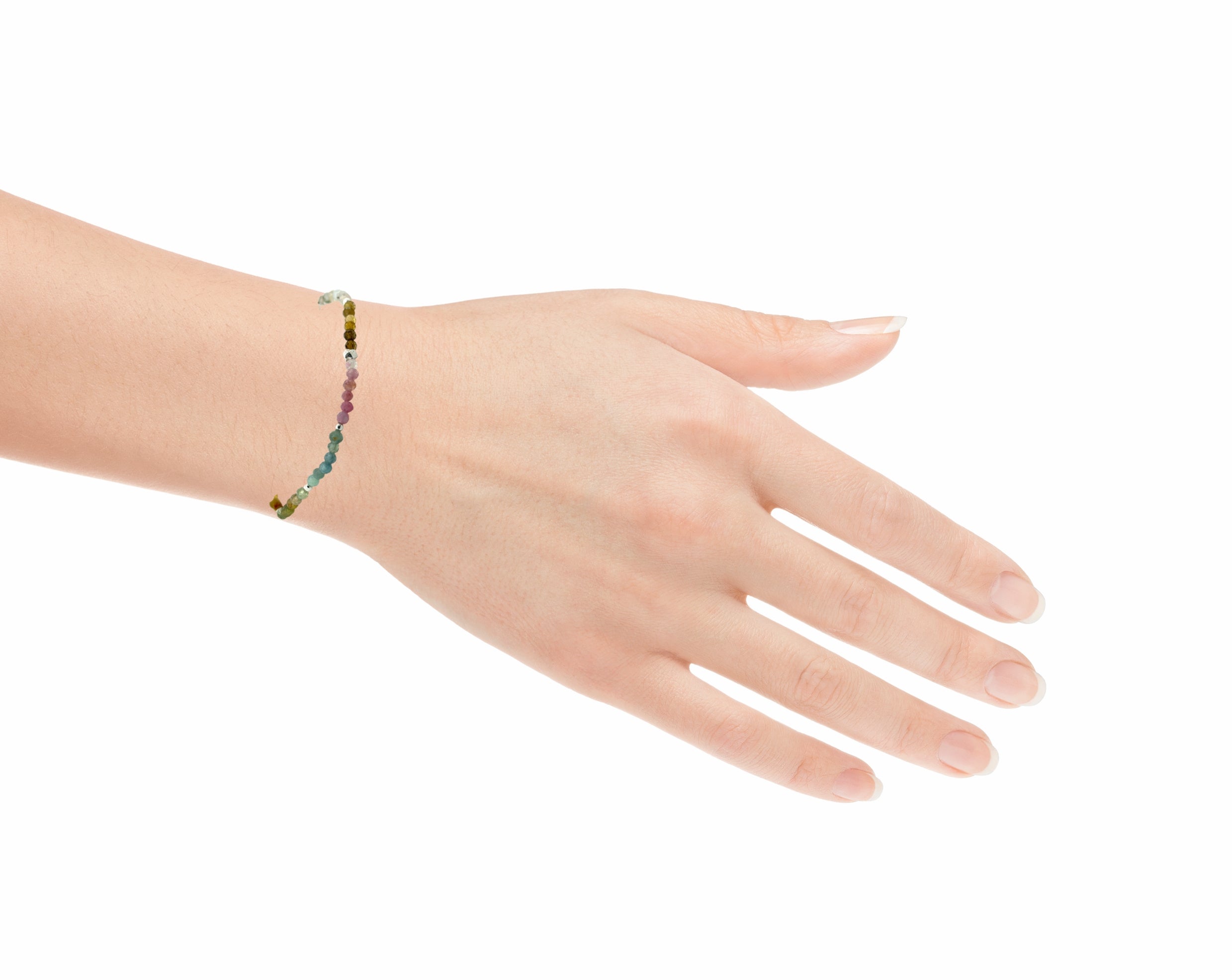 Turmalin Mix Armband facettiert