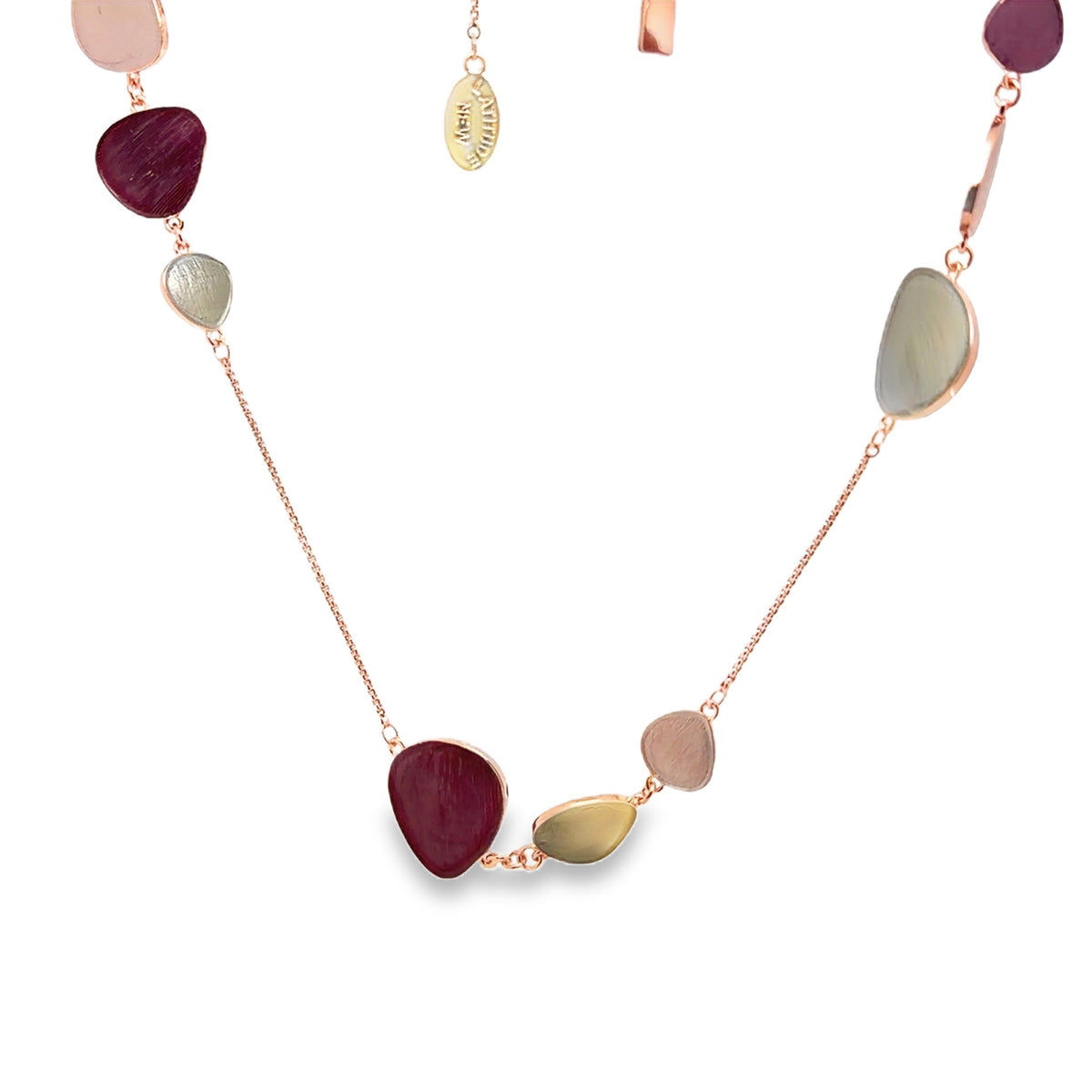 Collana lunga trilogy Peonia