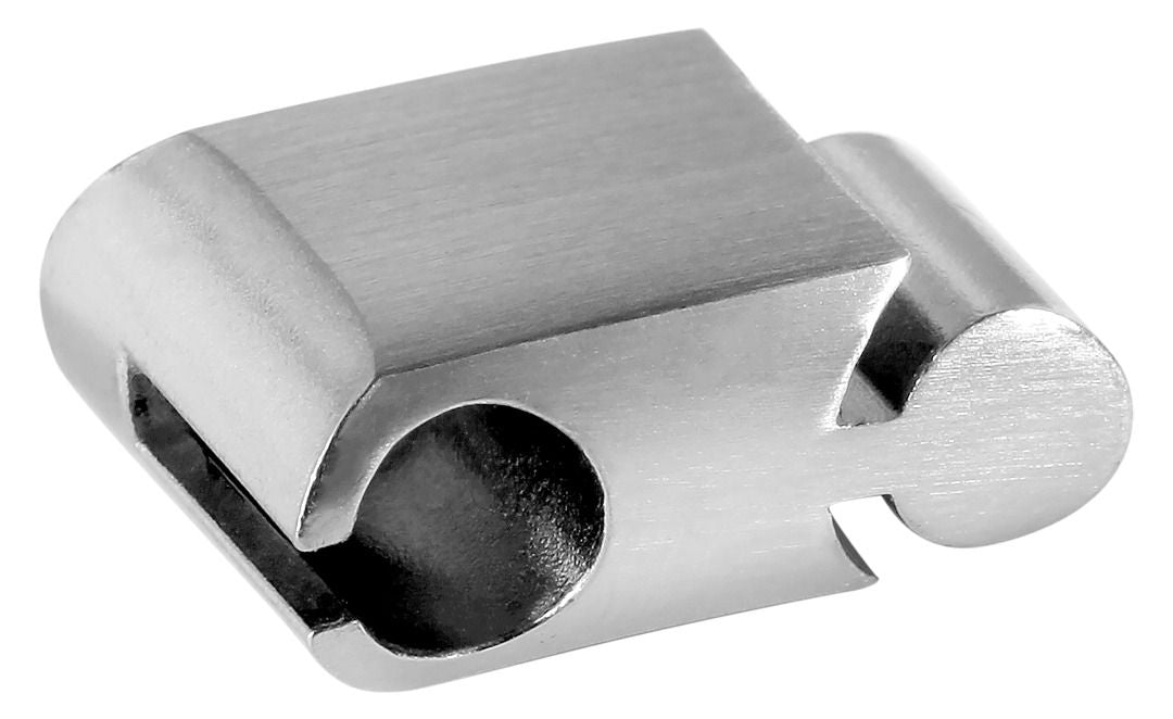 Bracciale con piastra per incisione in similpelle e acciaio inossidabile, nero/argento
